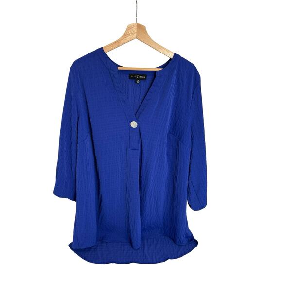 Fred David Tunic Top Lightweight Comfy Pull Over Size 2X Teacher Casual Workwear - Picture 1 of 6